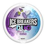 Ice Breakers Duo Fruit, Cool Mint+Grape Imported